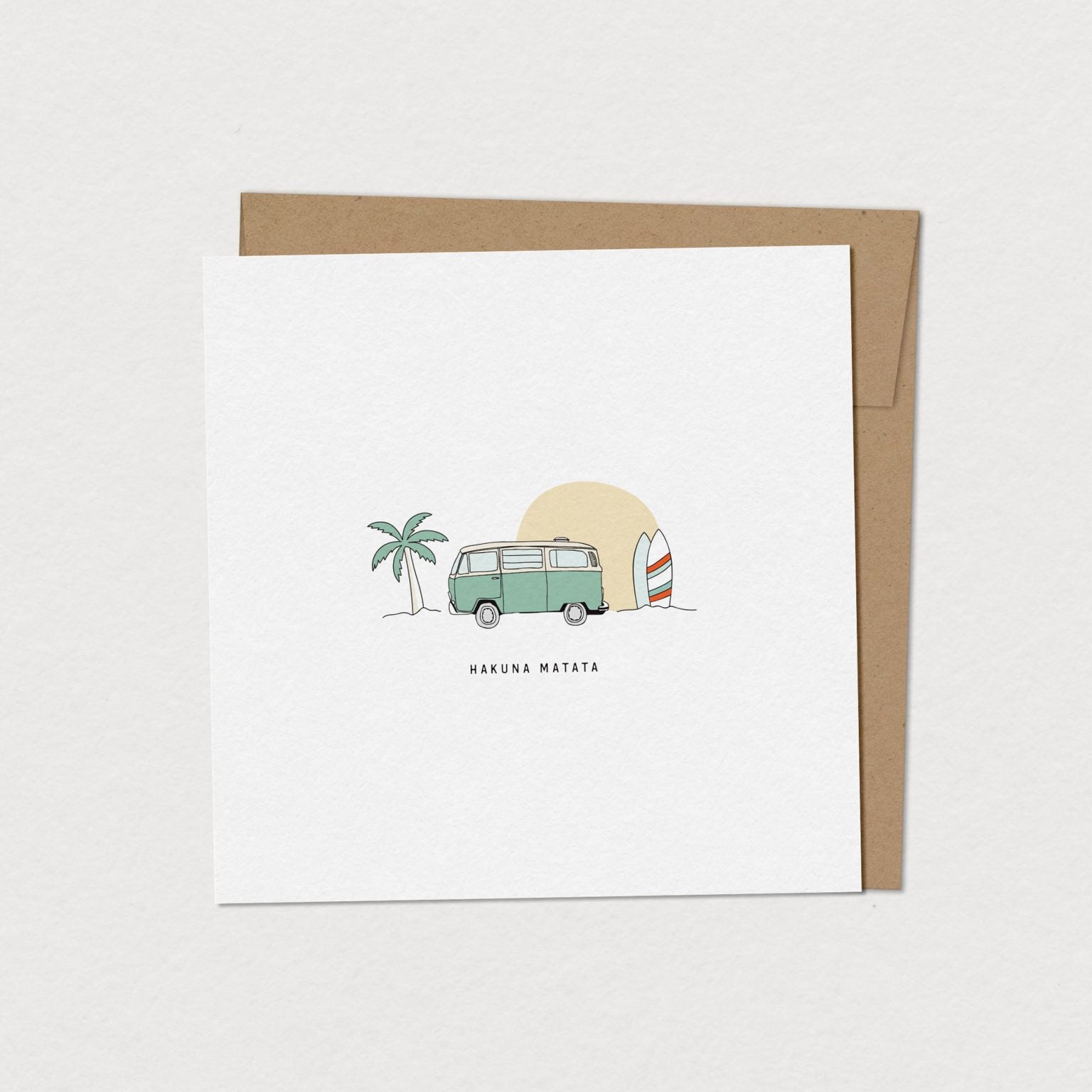Mini carte de souhaits | VW vintage