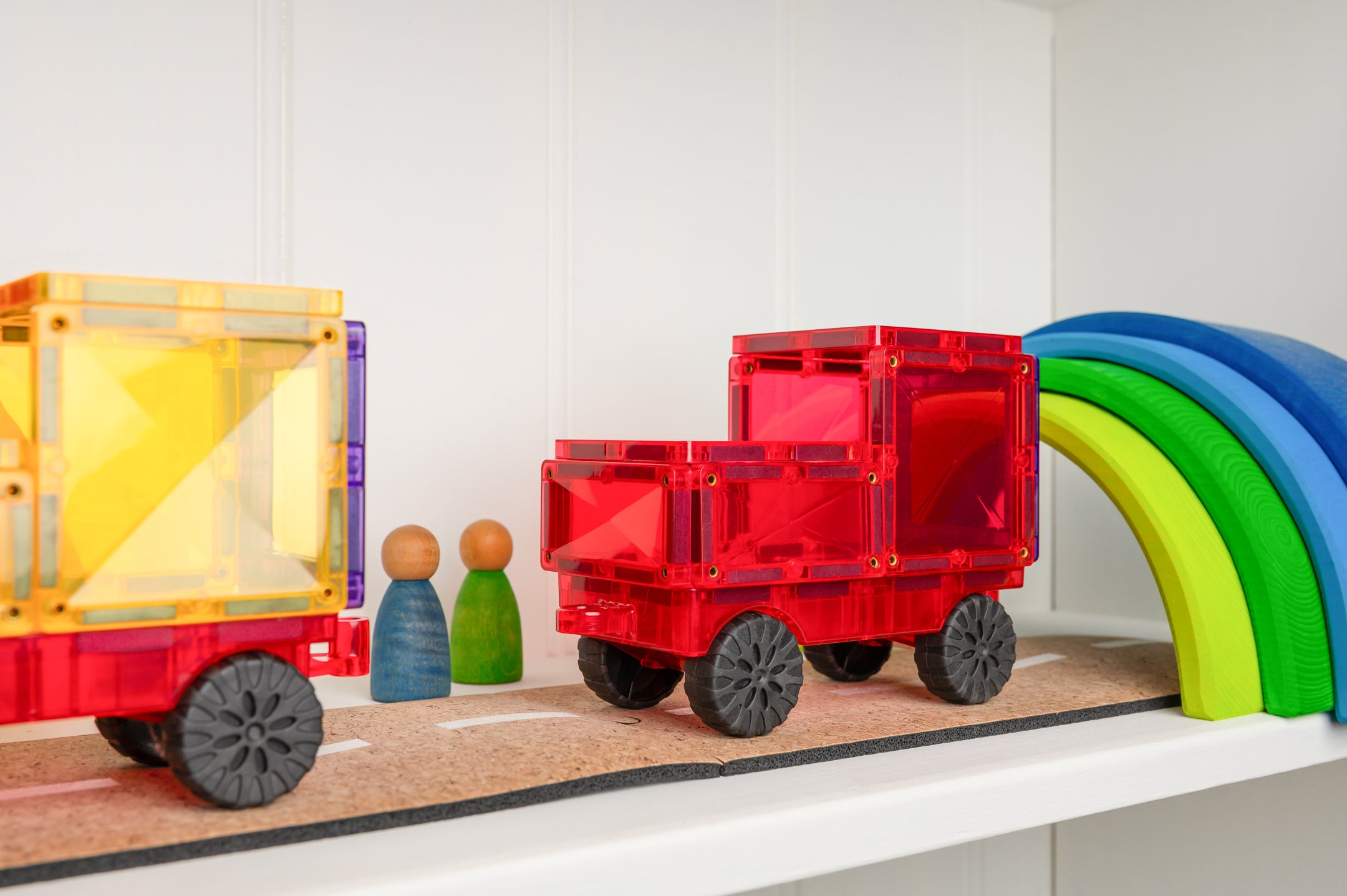 Tuiles magnétiques Connetix | Rainbow motion pack | 24 pc