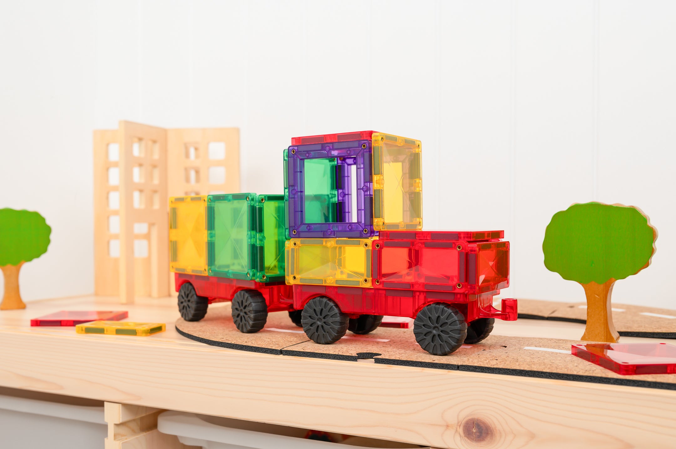 Tuiles magnétiques Connetix | Rainbow motion pack | 24 pc