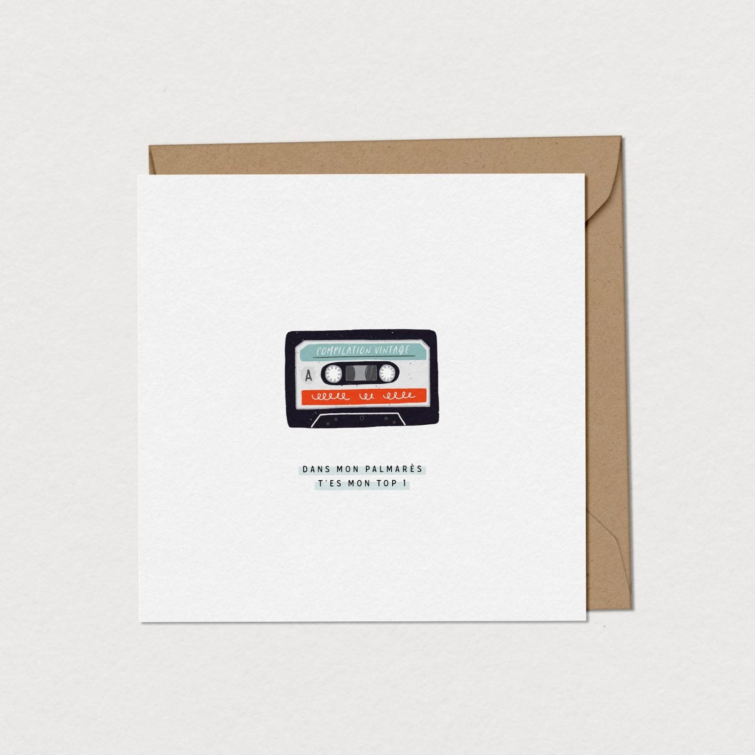 Mini carte de souhaits | Cassette 60 tours