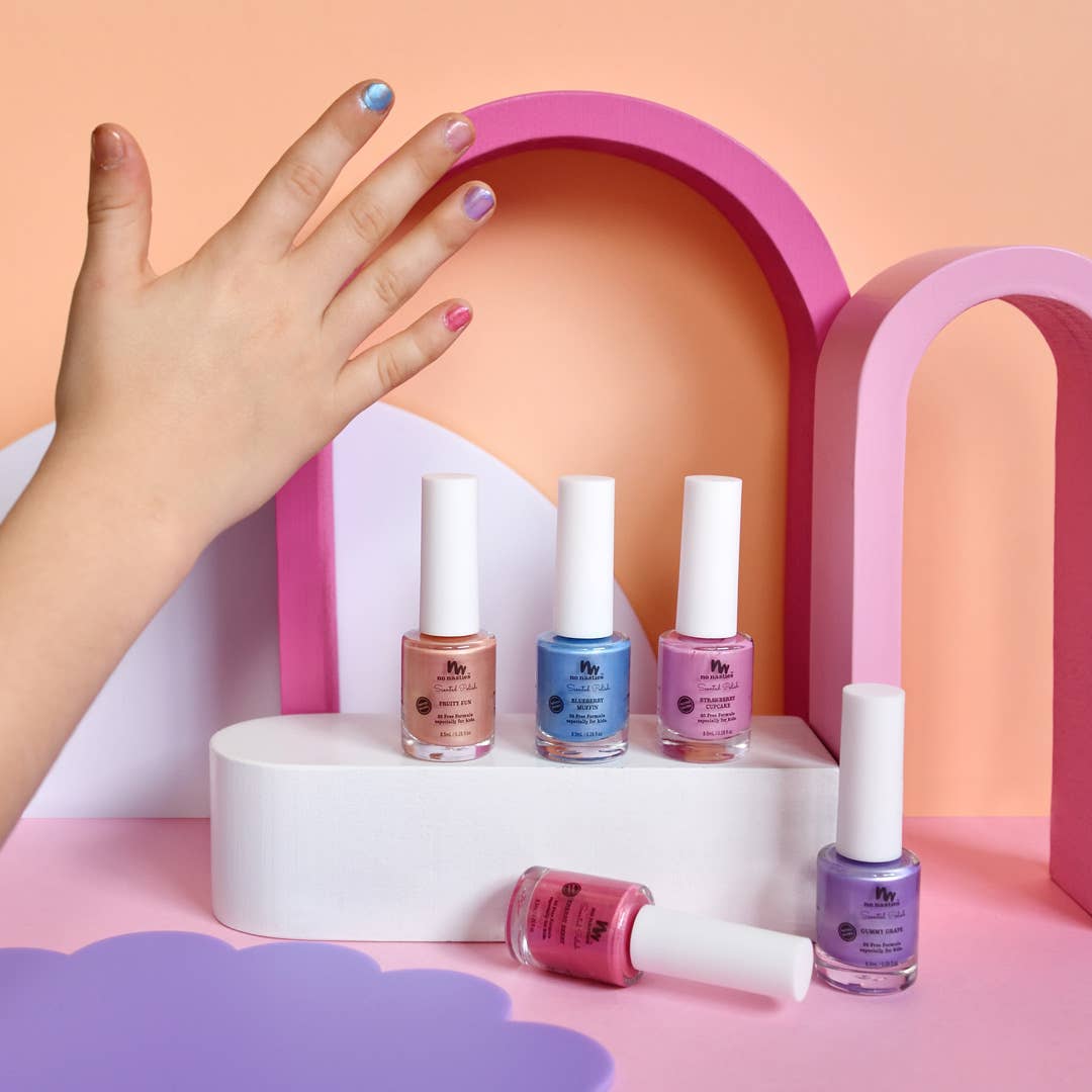 Vernis à ongles à base d'eau | Cerise | Rose vif
