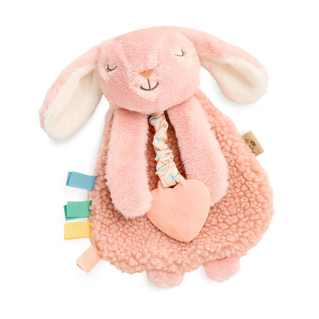 Peluche avec jouet de dentition | Itzy Friends Lovey™ Théo l'Ours