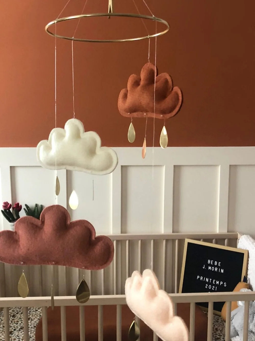 Mobile de bébé | Blush terracotta