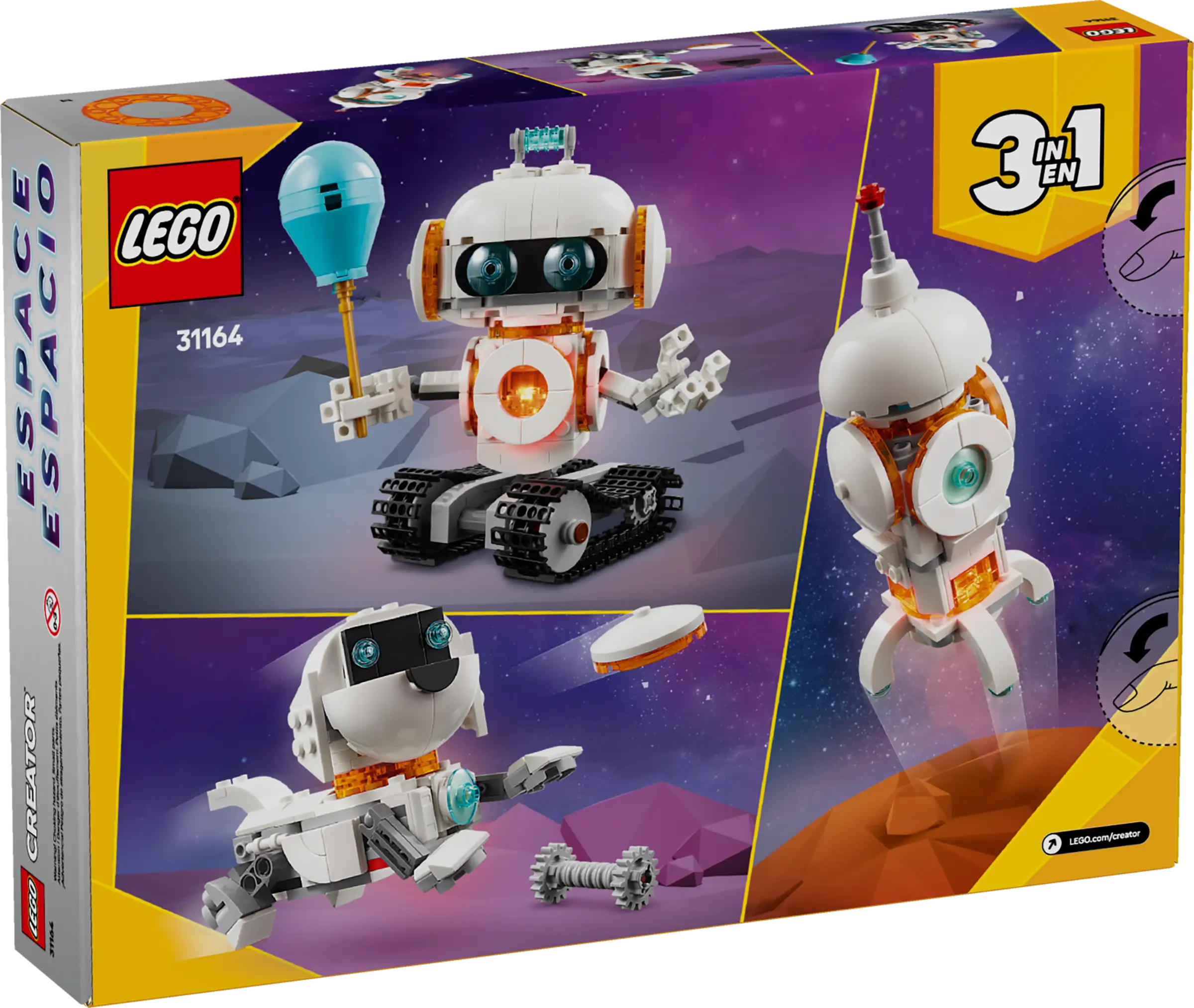 LEGO® Creator 3 en 1 | Le robot spatial