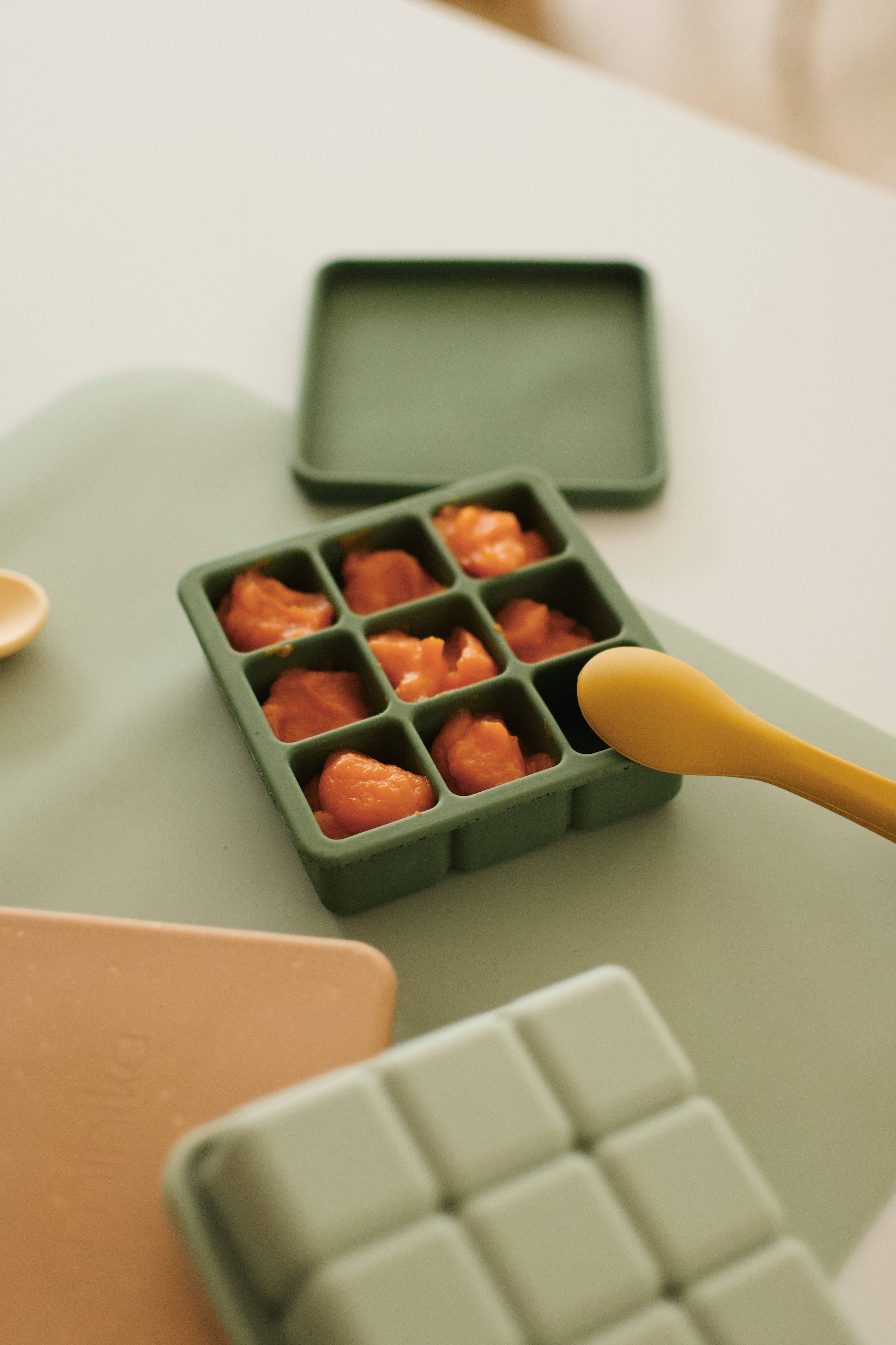 Plateau de congélation pour aliments pour bébés | Sauge