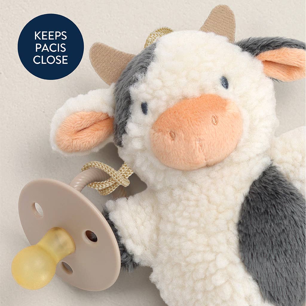 Suce Bitzy Pal en caoutchouc naturel & attache-suce | vache