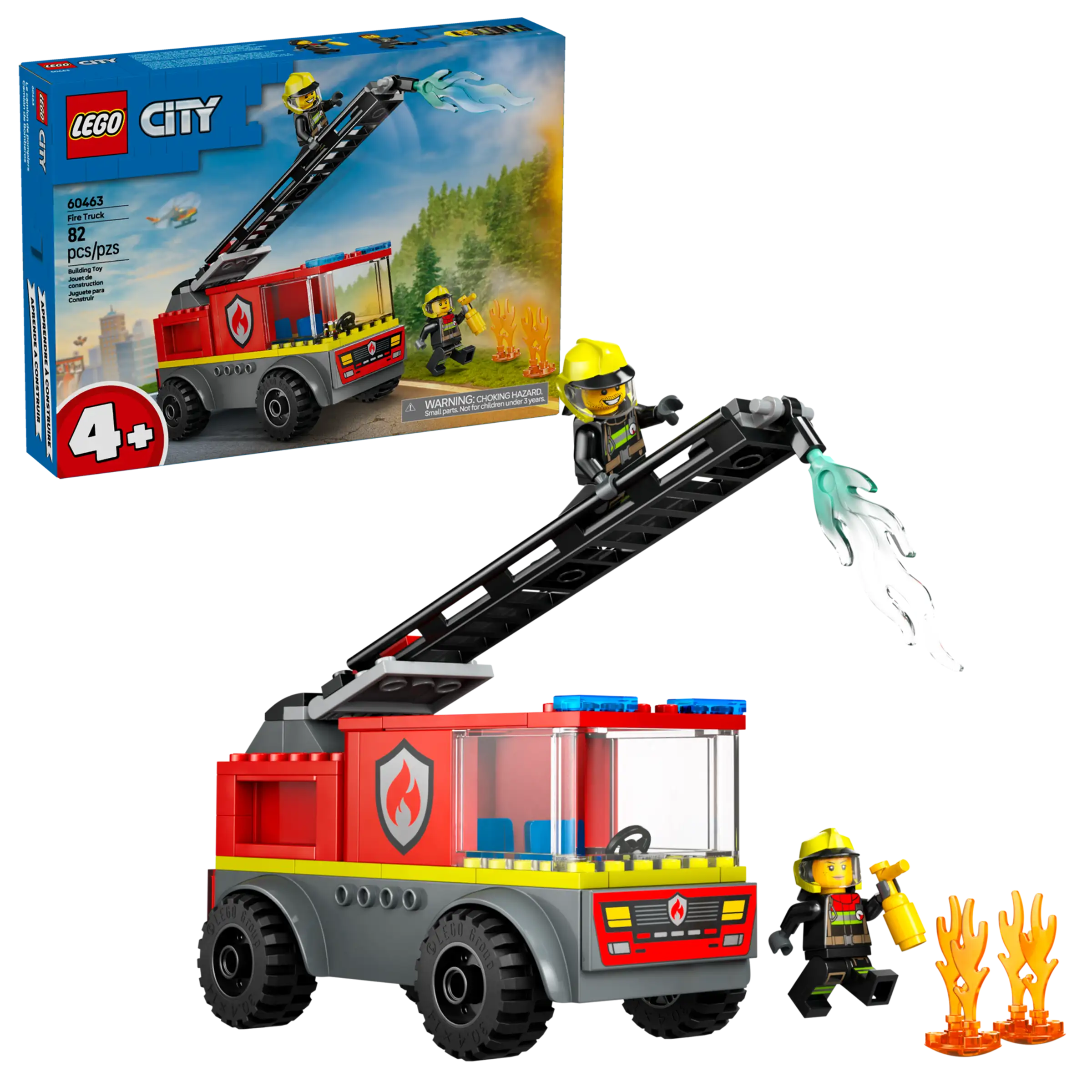 LEGO® city | Le camion de pompiers avec échelle