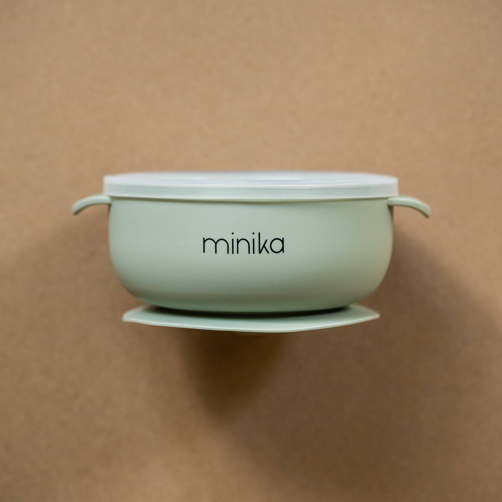 Bol en silicone avec couvercle - Sage