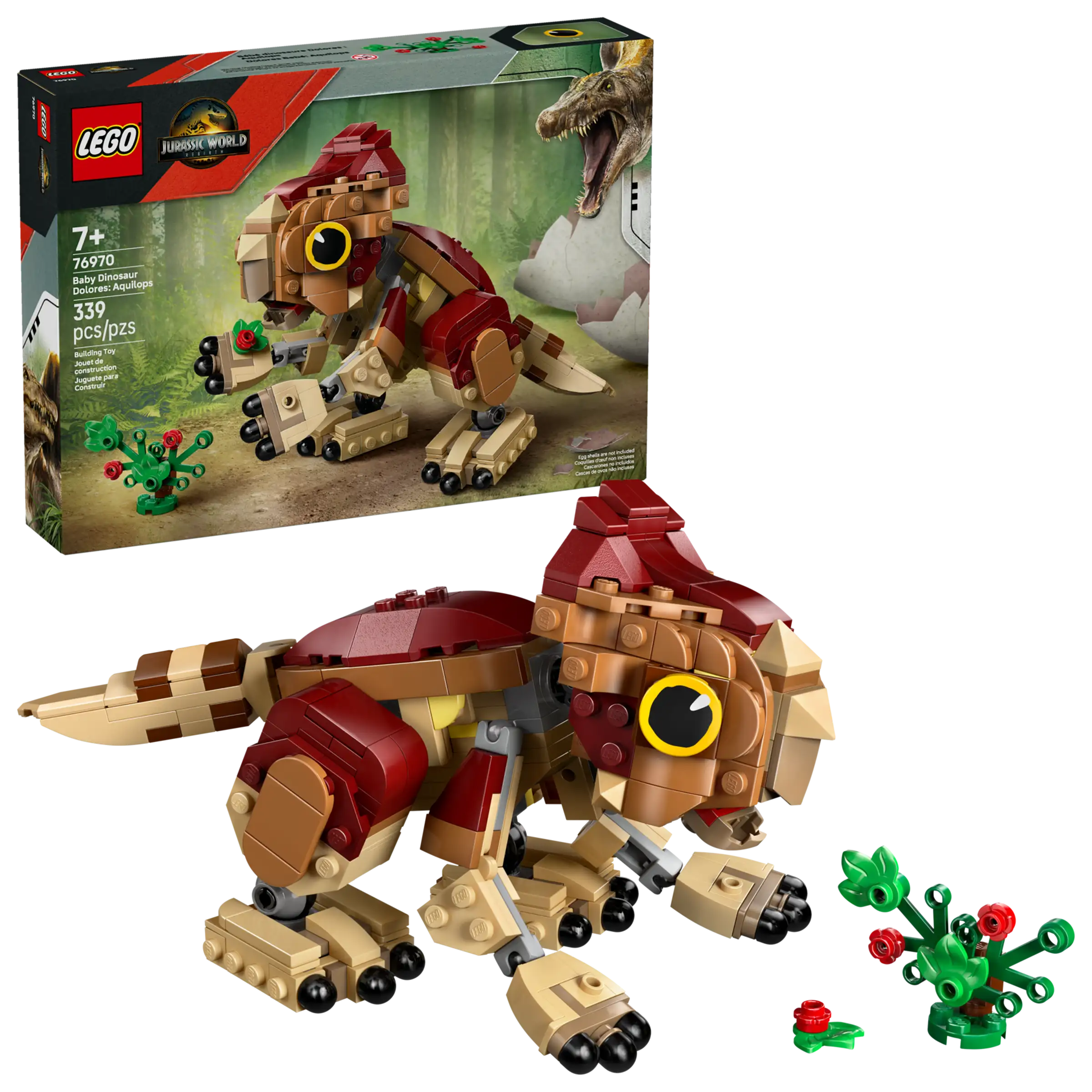 LEGO® Jurassic | Bébé dinosaure Dolores : Aquilops