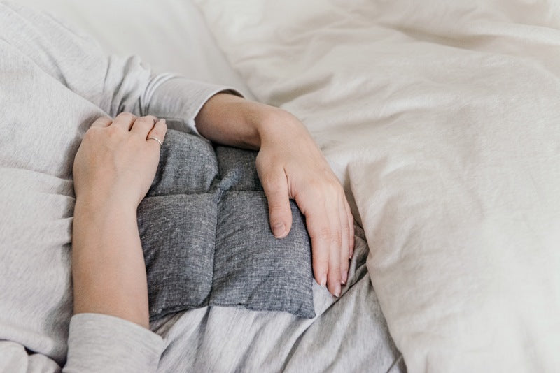 Compresse thérapeutique carré | Chanvre & coton bio | Sable