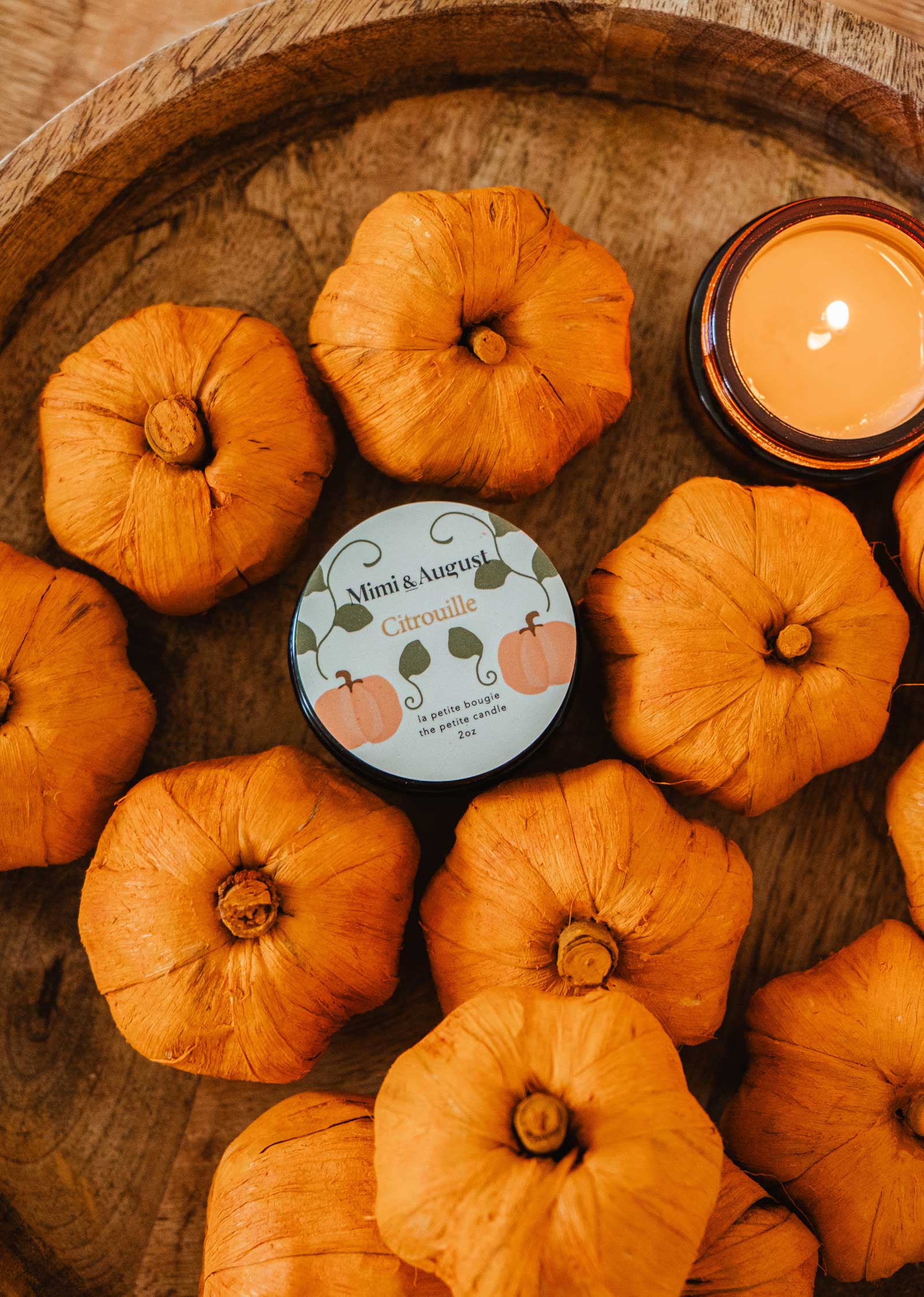 Bougie de soya | Citrouille