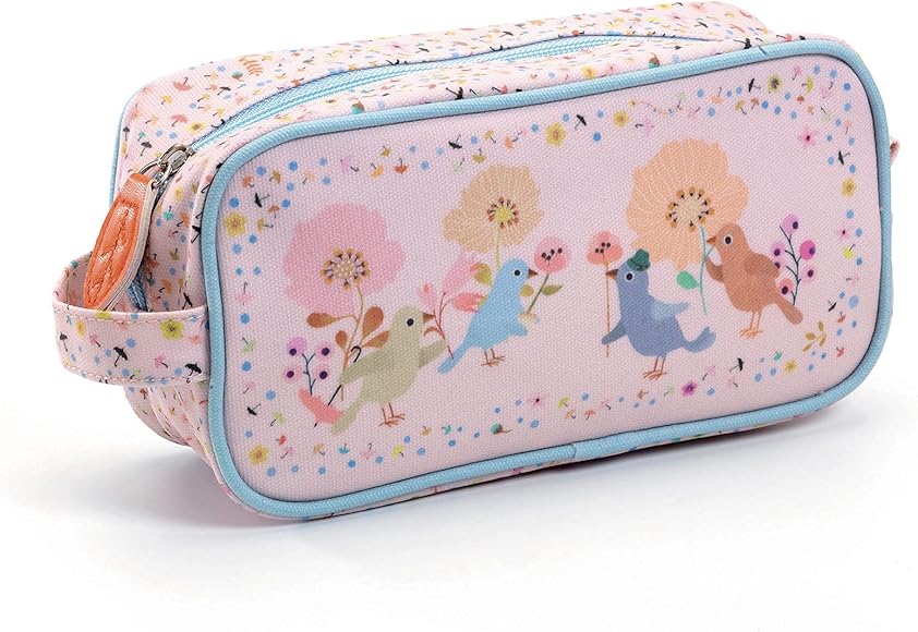 Pencil case | Colored birds