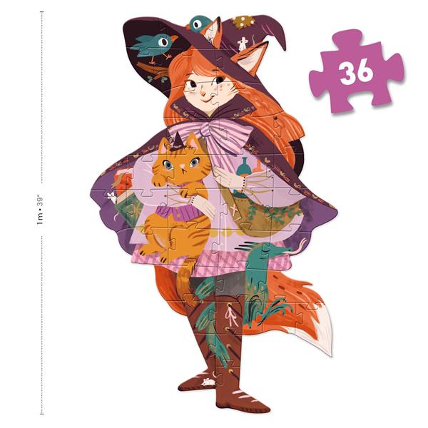 Puzzle géant | Lily la sorcière | 36 pcs