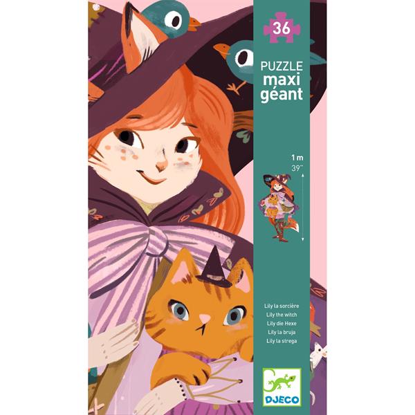Puzzle géant | Lily la sorcière | 36 pcs