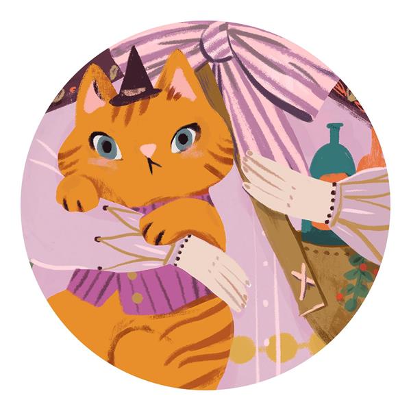 Puzzle géant | Lily la sorcière | 36 pcs