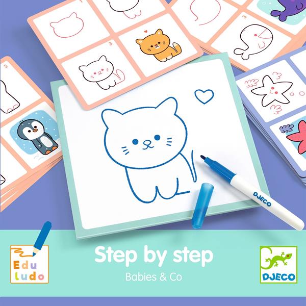 Apprendre à dessiner | Step by step | Babies & Co