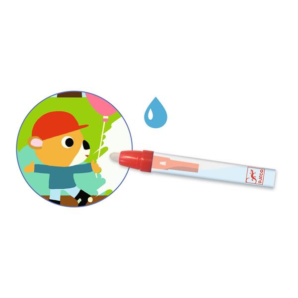 Coloriage à l'eau | Au square