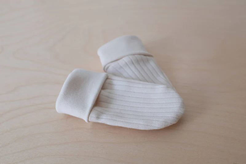 Ensemble de mitaines & chapeau | Coton organique | Naturel