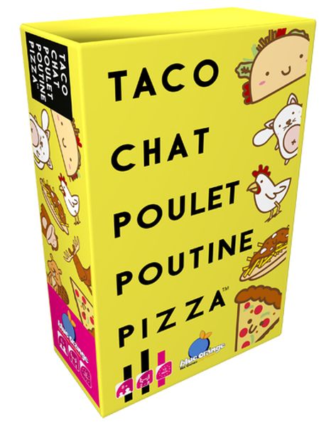 Card game | Taco chat poulet poutine pizza (FR)