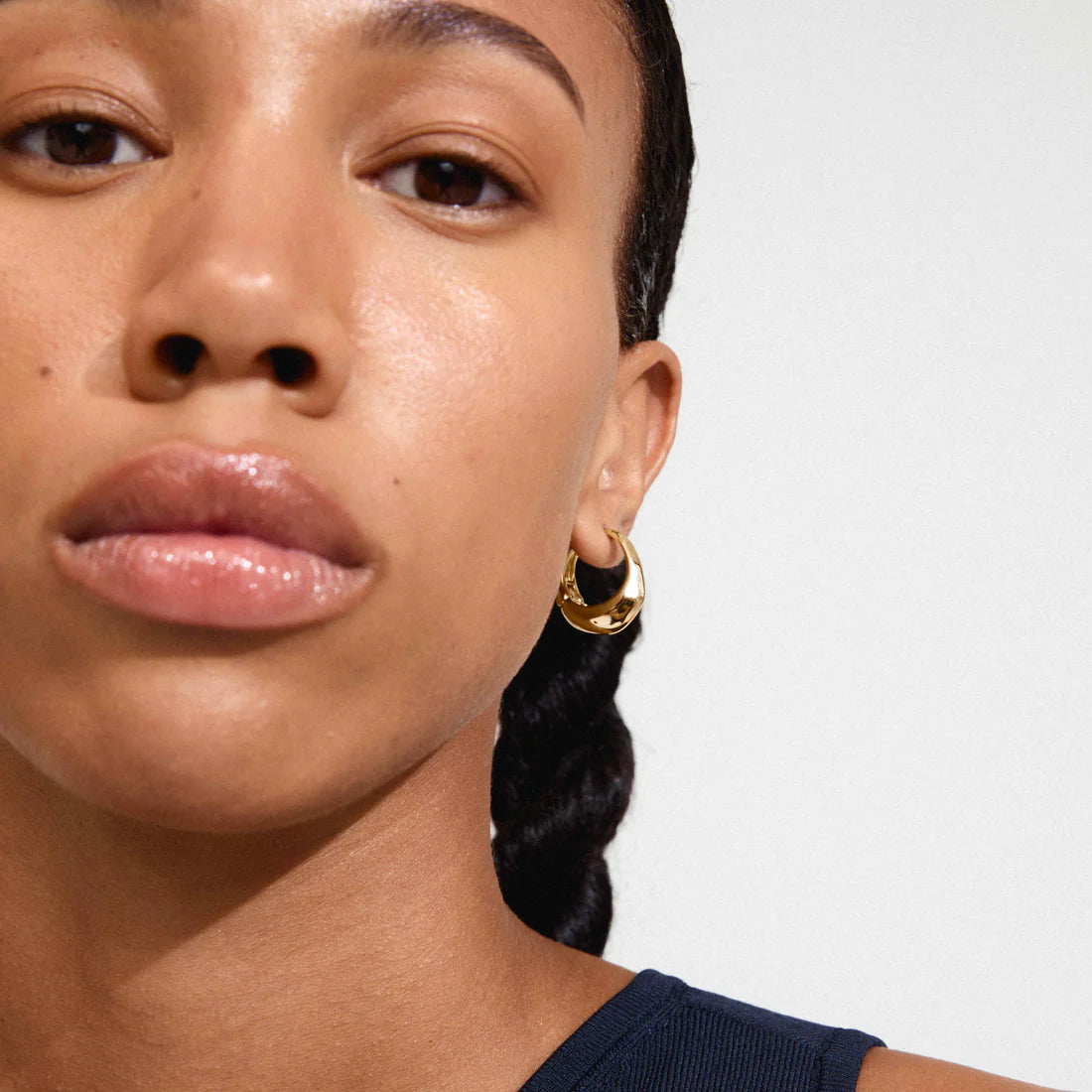 Recycled Chunky Hoop Earrings | Dune