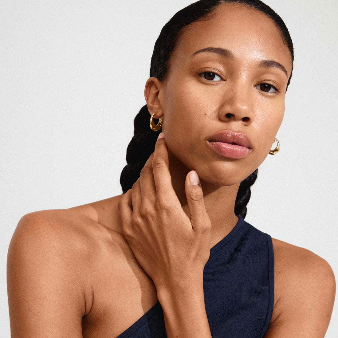 Recycled Chunky Hoop Earrings | Dune