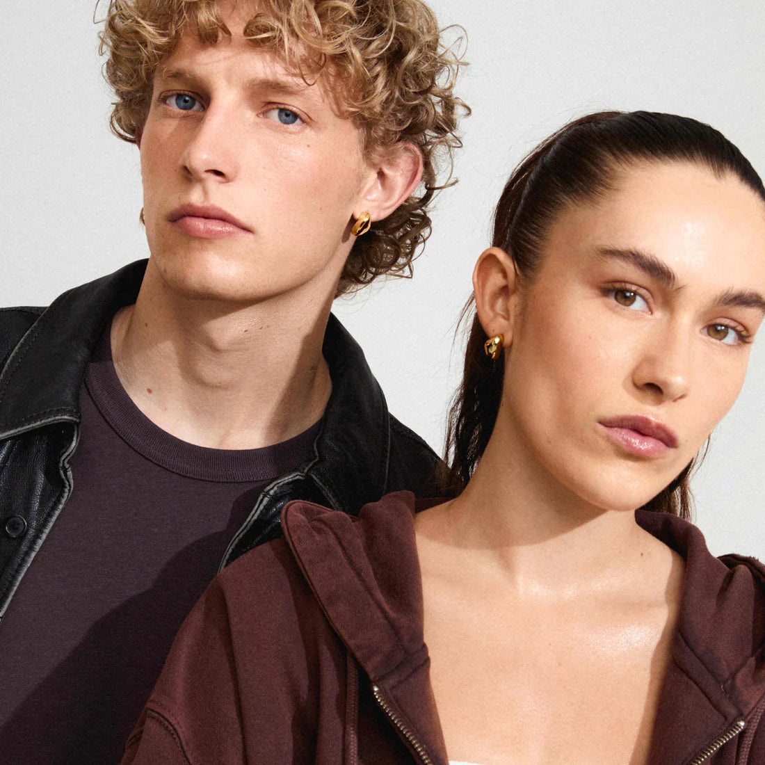 Recycled Small Chunky Earrings | Dune