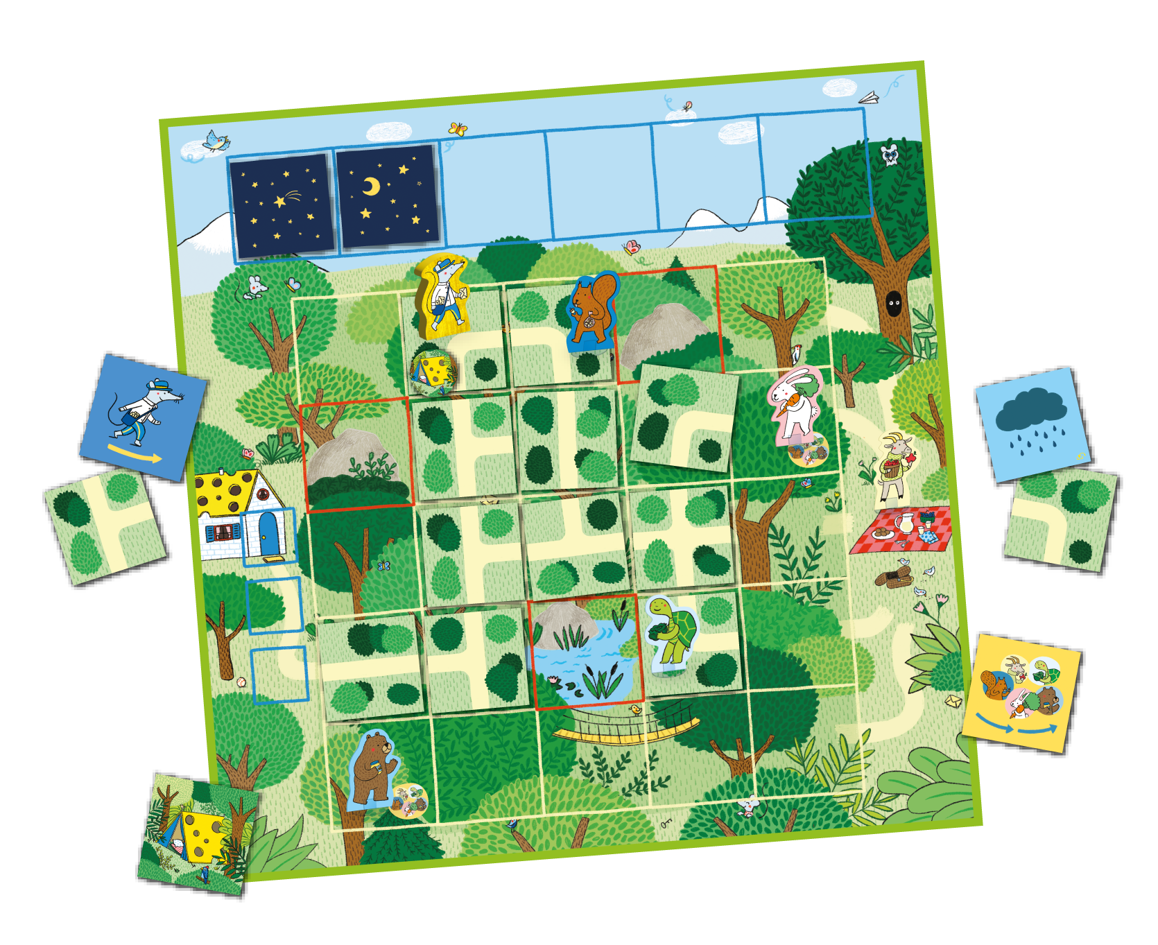 Boardgame | Mr Postmouse | Picnic with friends (fr-en)