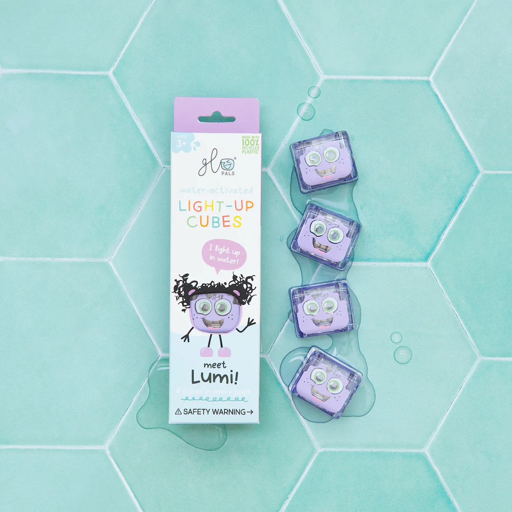 Light-up bath toy cubes | Lumi