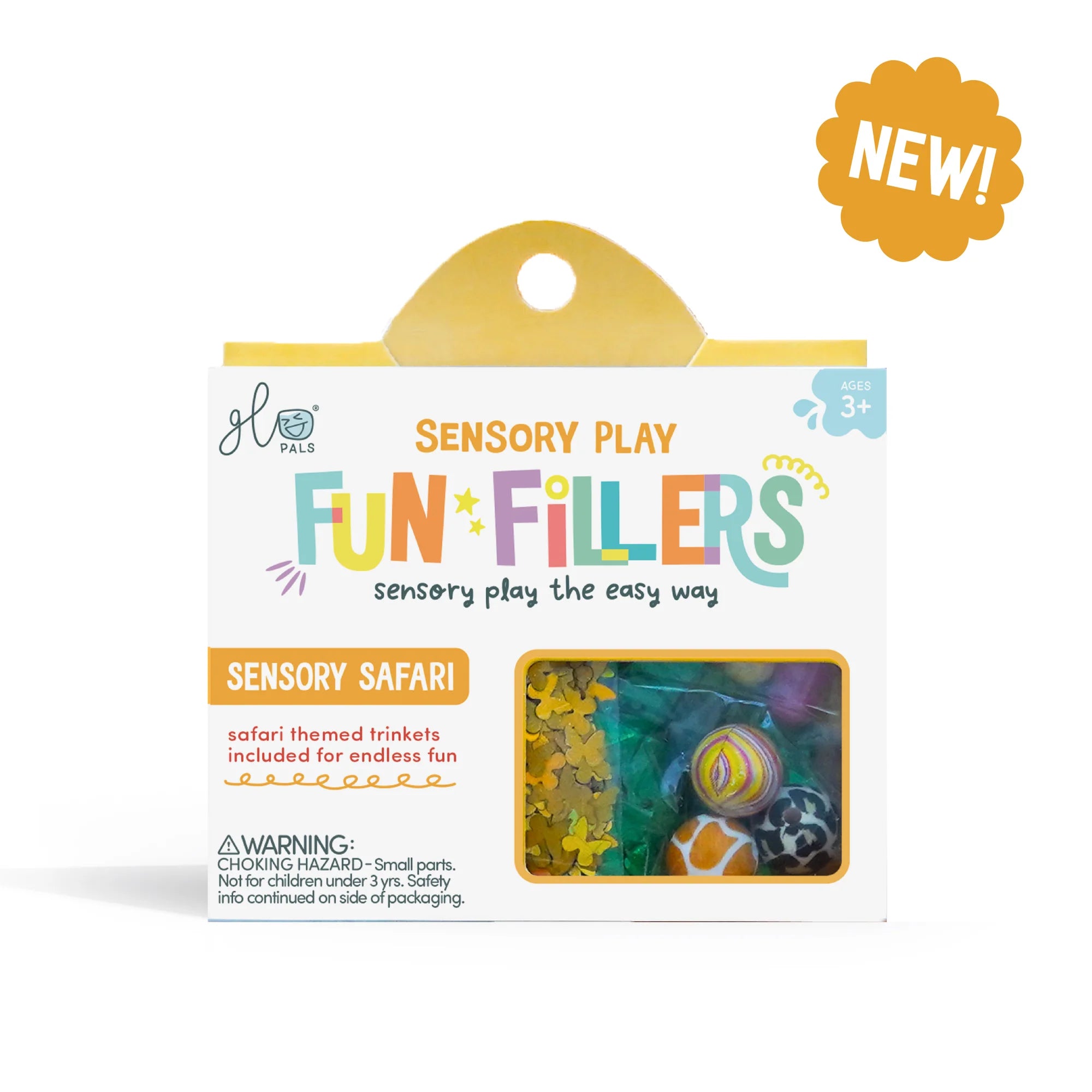 Confettis pour pot lumineux sensoriel | Fun Fillers | Safari