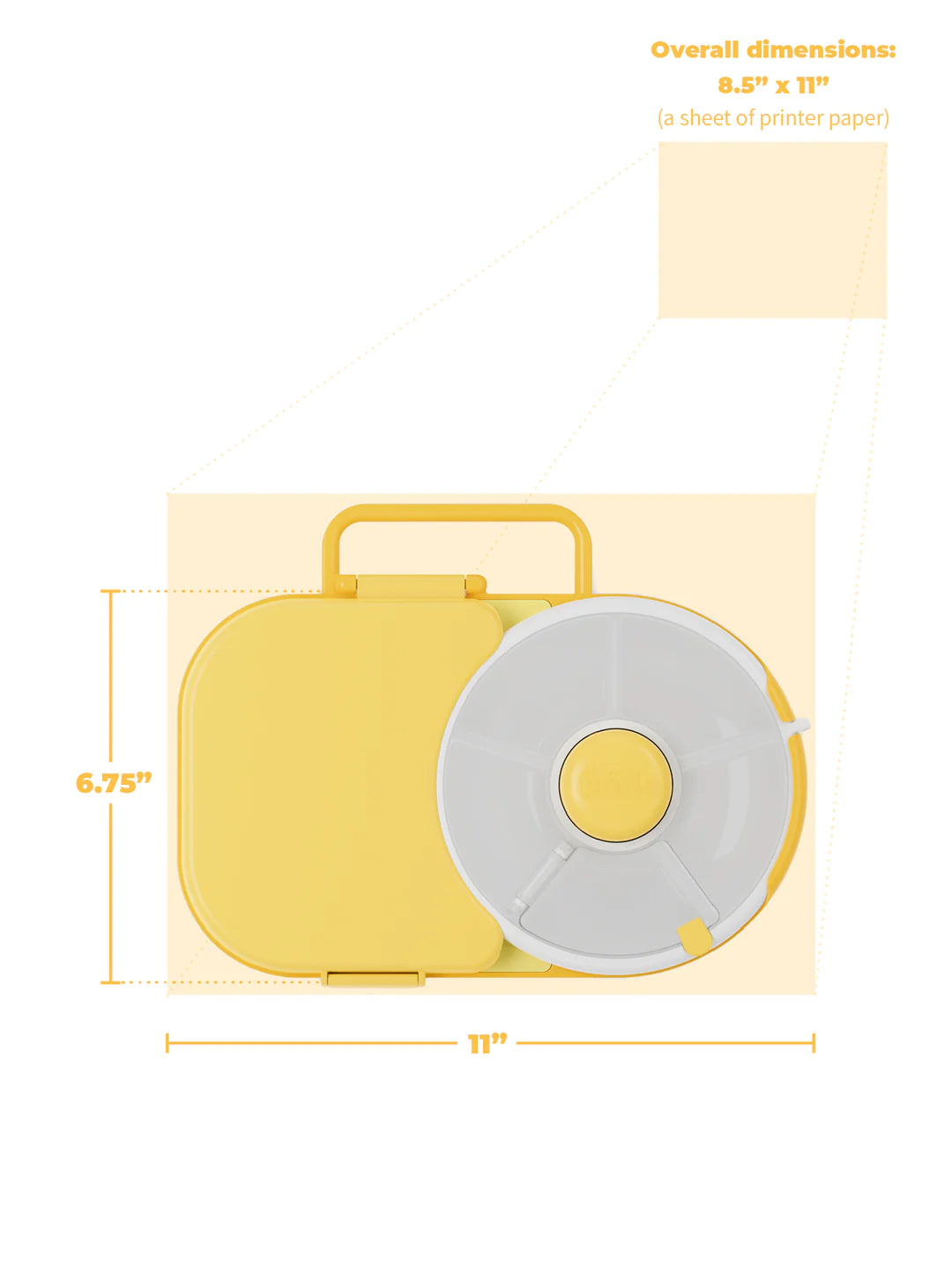 Lunch box | Honey yellow