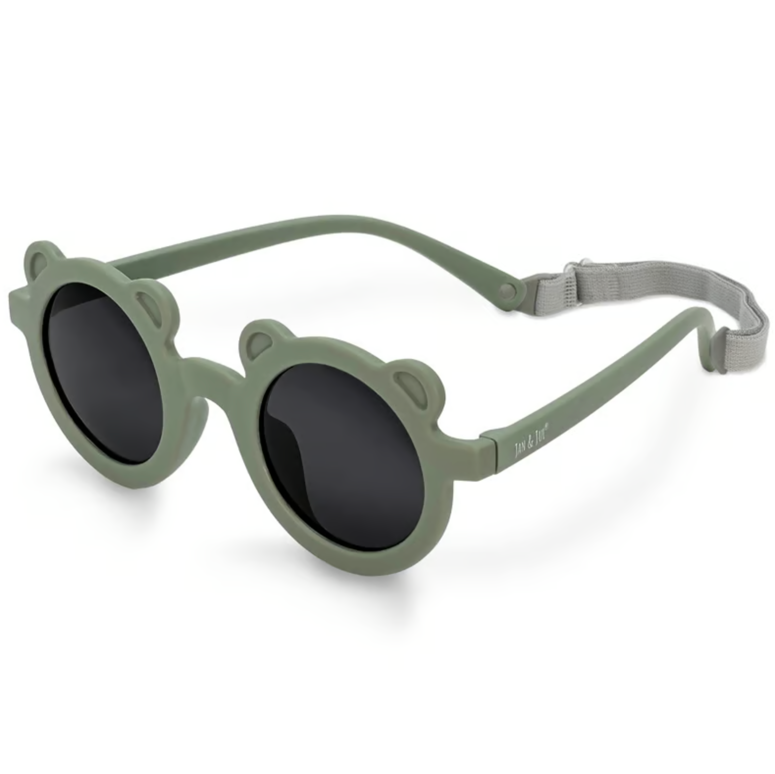 Kids Polarized Bear Sunglasses | Crocodile green