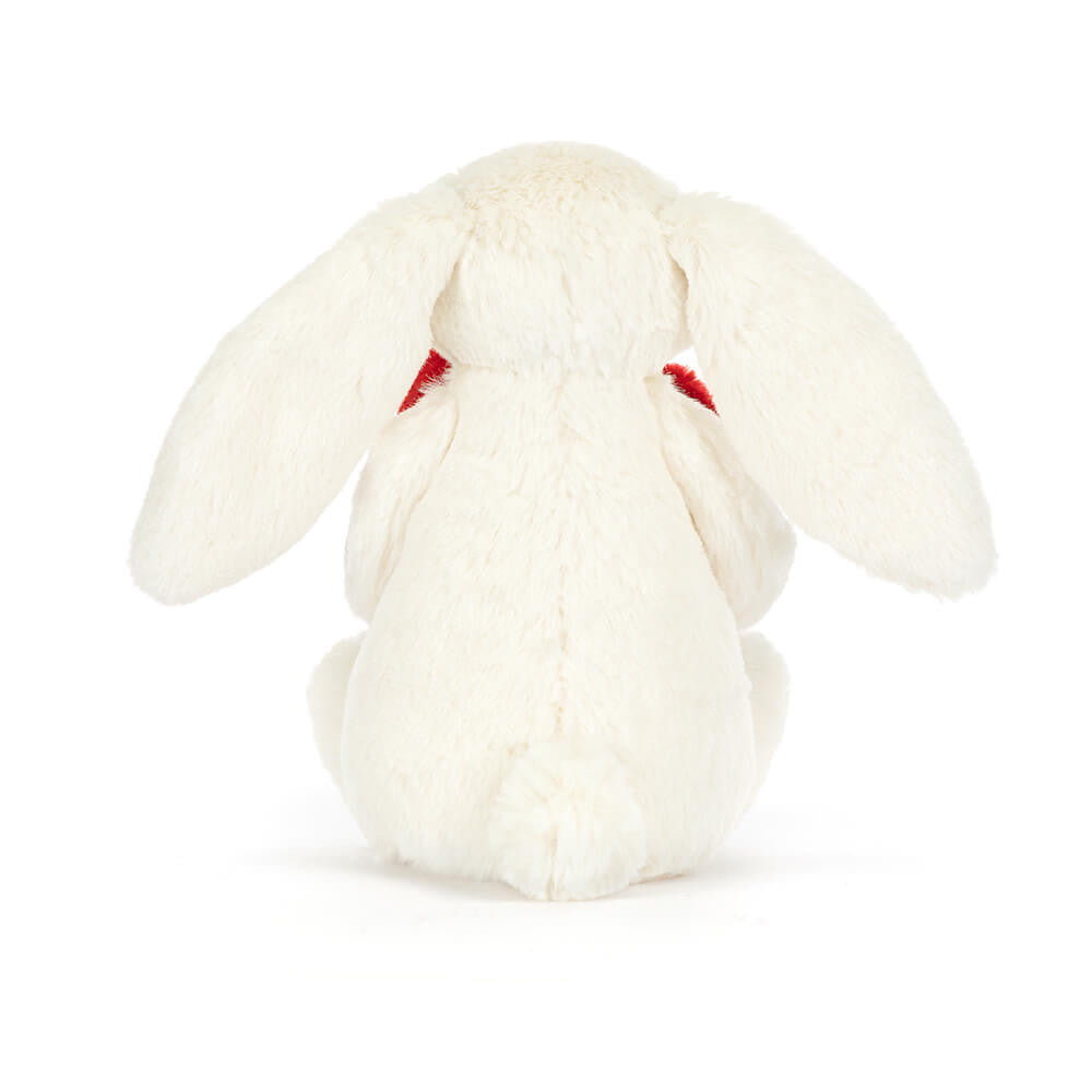 Peluche | Lapin bashful crème avec coeur