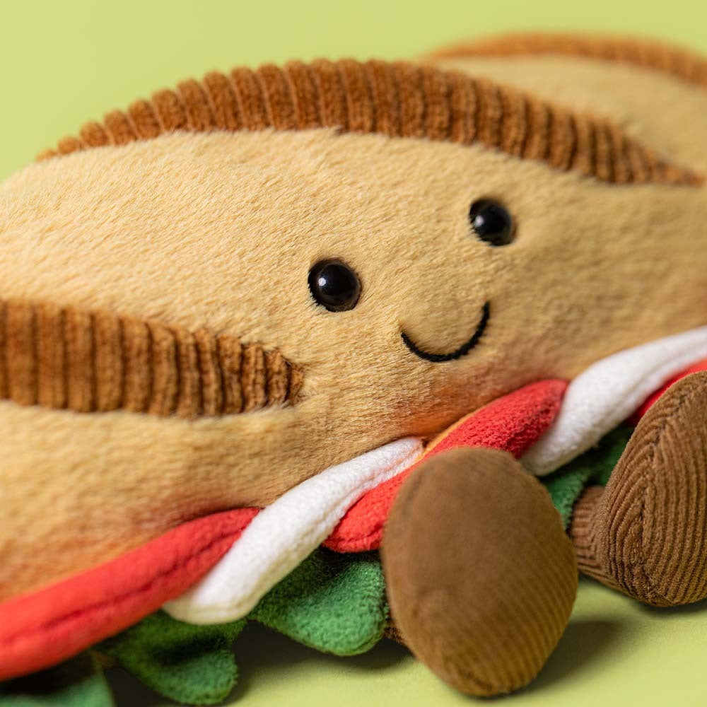 Peluche Jellycat | Baguette Caprese amusante