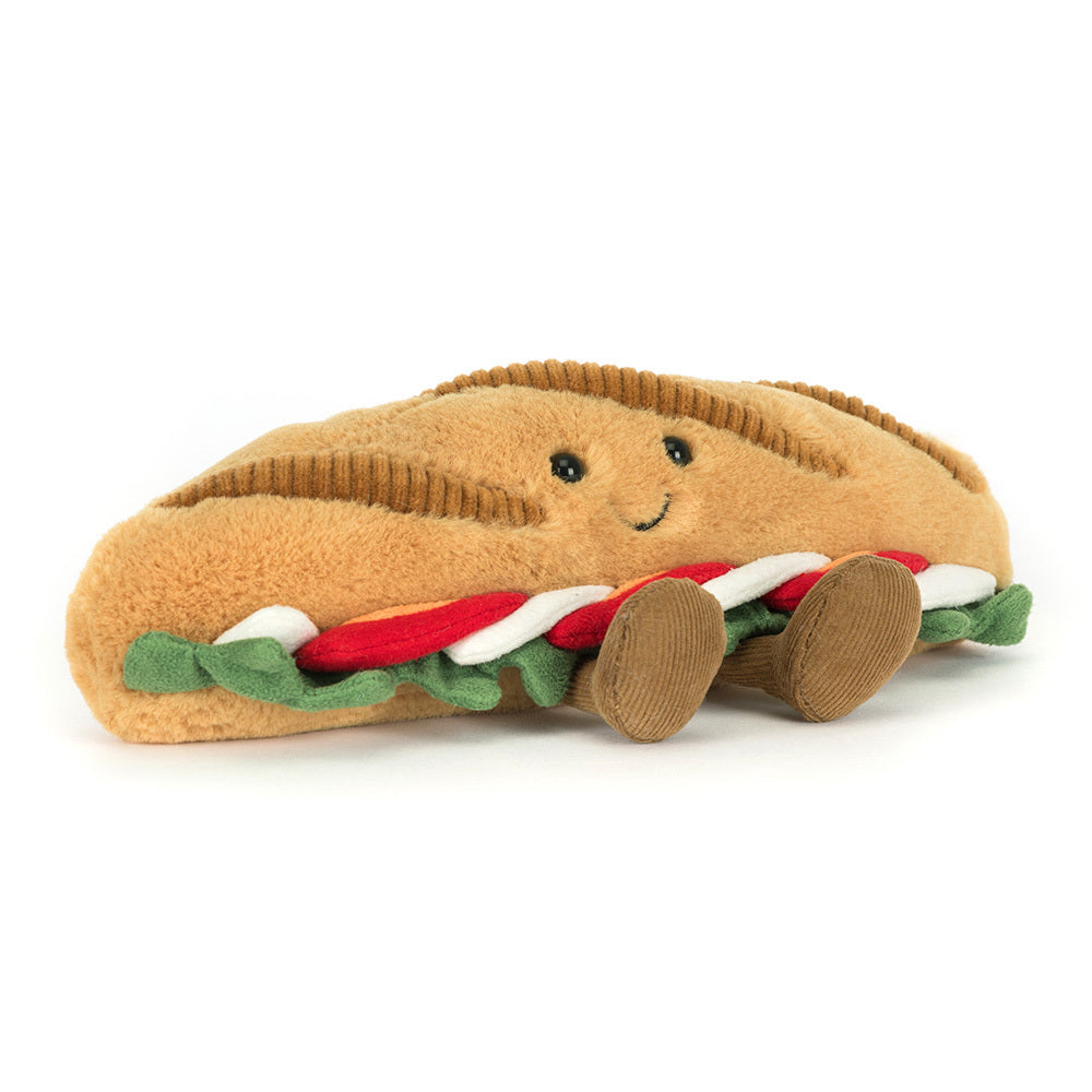 Peluche Jellycat | Baguette Caprese amusante