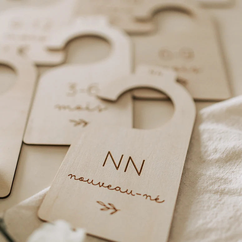 Wooden closet dividers