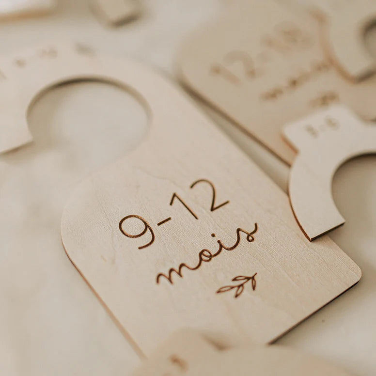 Wooden closet dividers