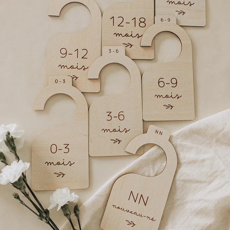 Wooden closet dividers