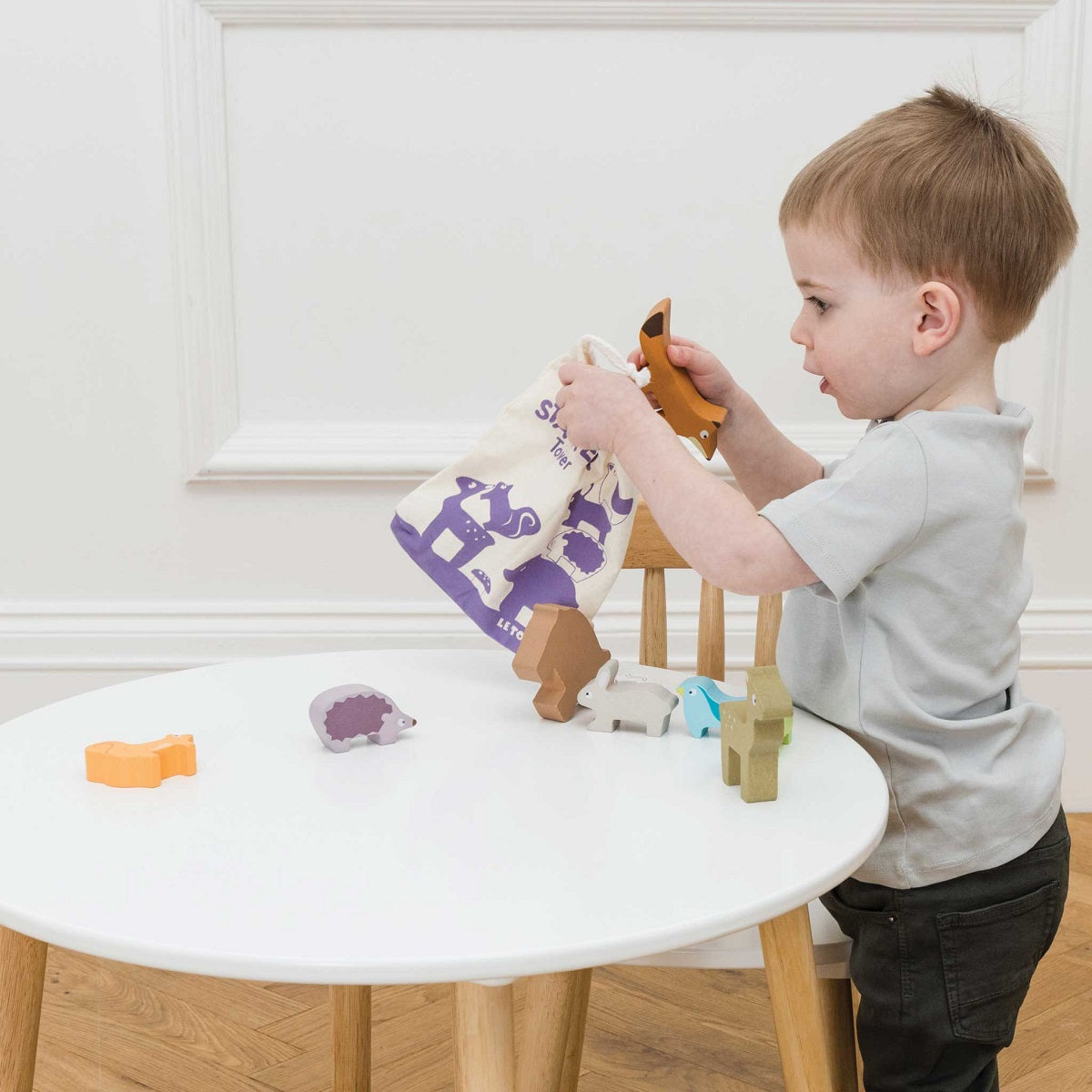 Jouets à empiler | Animaux de la forêt