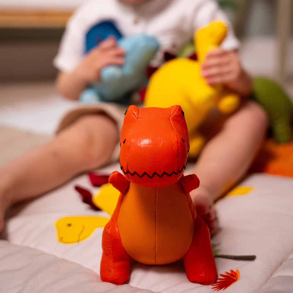 Peluche à grelot | Rex le tyrannosaure