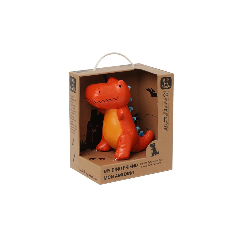 Peluche à grelot | Rex le tyrannosaure