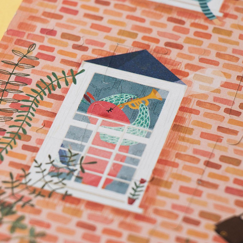 Puzzle réversible | Bienvenue chez moi