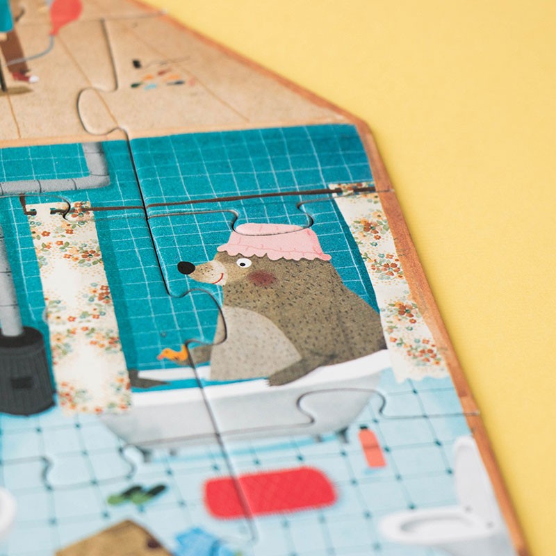 Puzzle réversible | Bienvenue chez moi