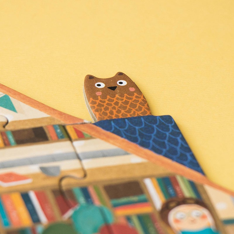 Puzzle réversible | Bienvenue chez moi