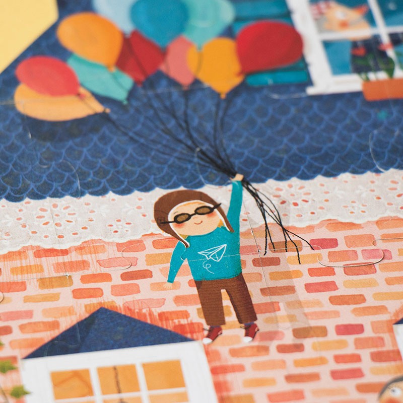 Puzzle réversible | Bienvenue chez moi