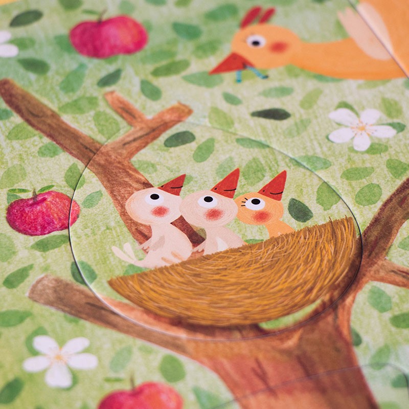 Puzzle réversible | Mon petit pommier