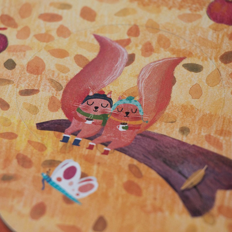 Puzzle réversible | Mon petit pommier