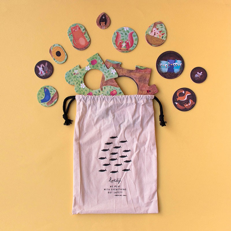 Puzzle réversible | Mon petit pommier