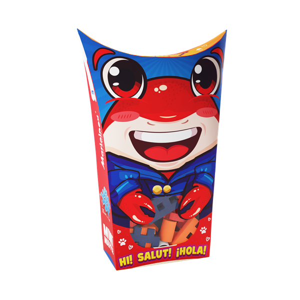 Collectible Mini Waffles | Pocket Animals: Crab | 33 pcs