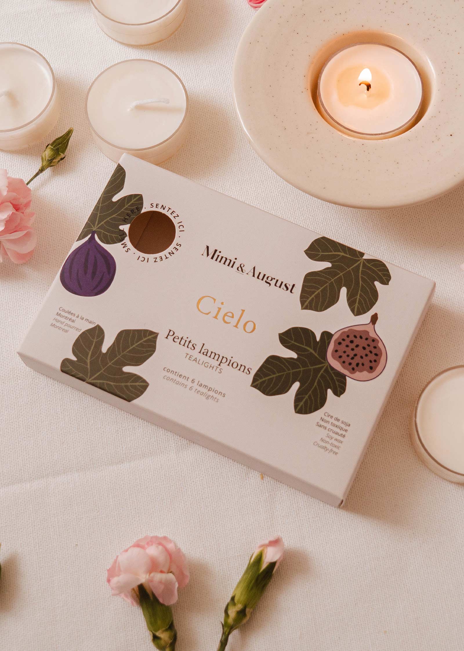 Ensemble de bougies à réchaud | Cielo