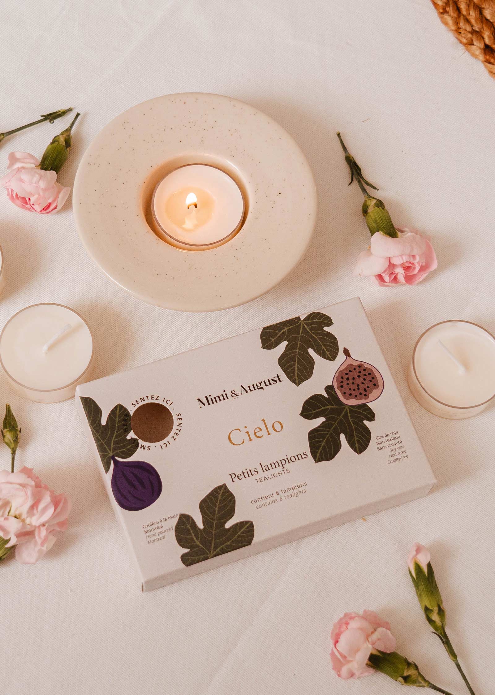Ensemble de bougies à réchaud | Cielo